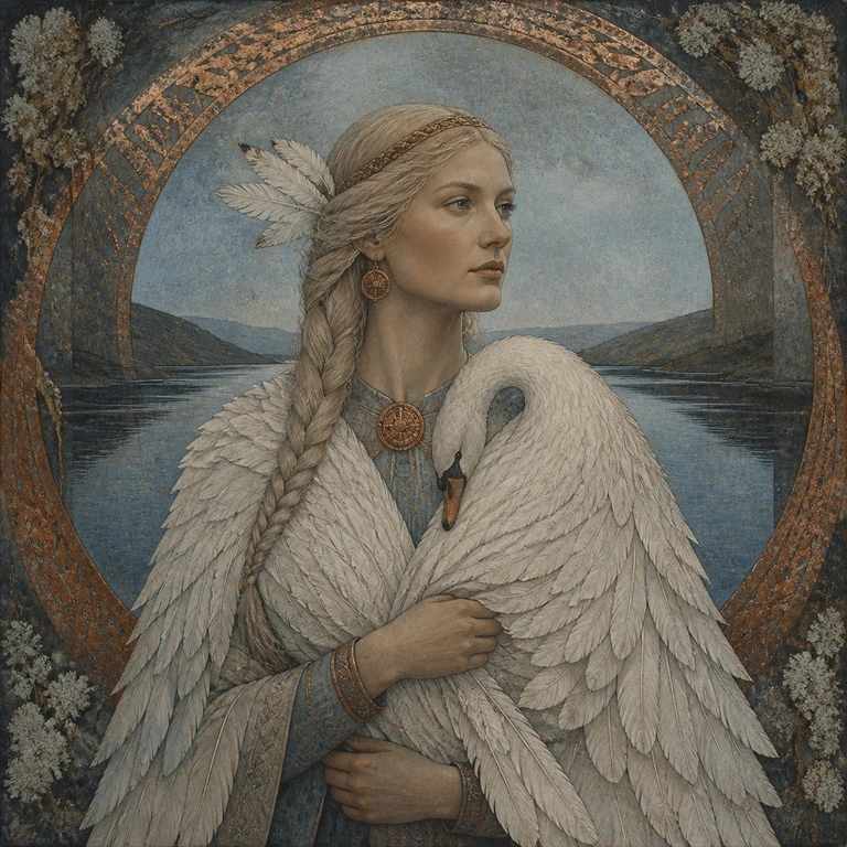 Norse-style detail illustration of Alvit.