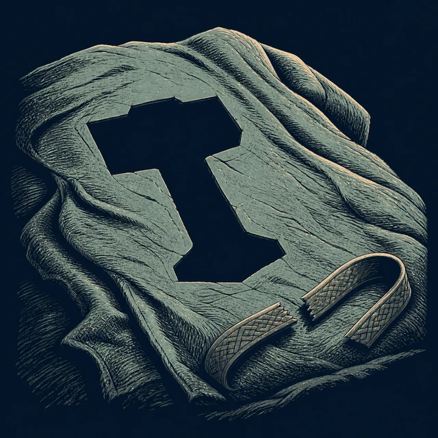 Norse Lichen iron editorial illustration of Theft of Mjolnir for the atlas detail view.